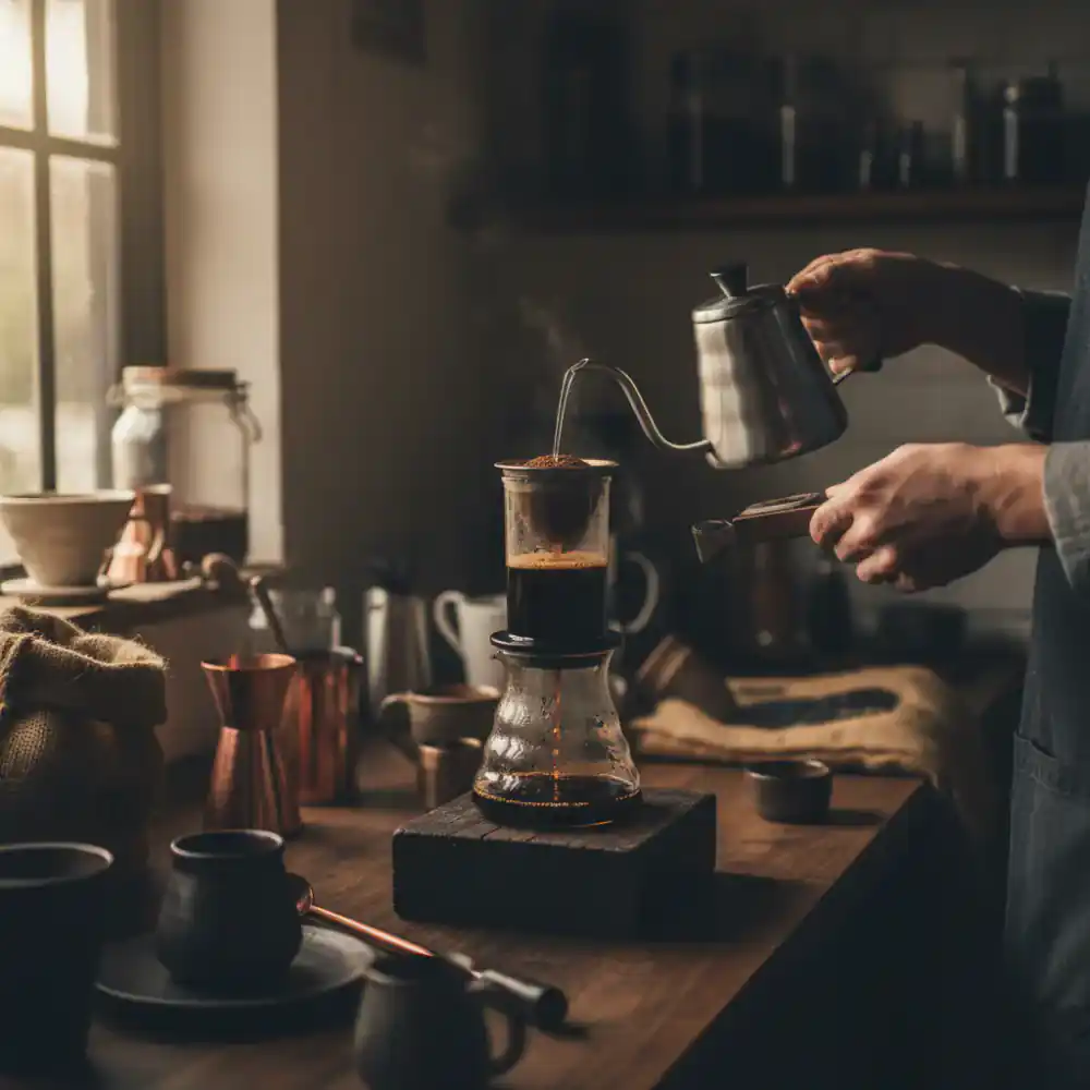 AeroPress brewing process