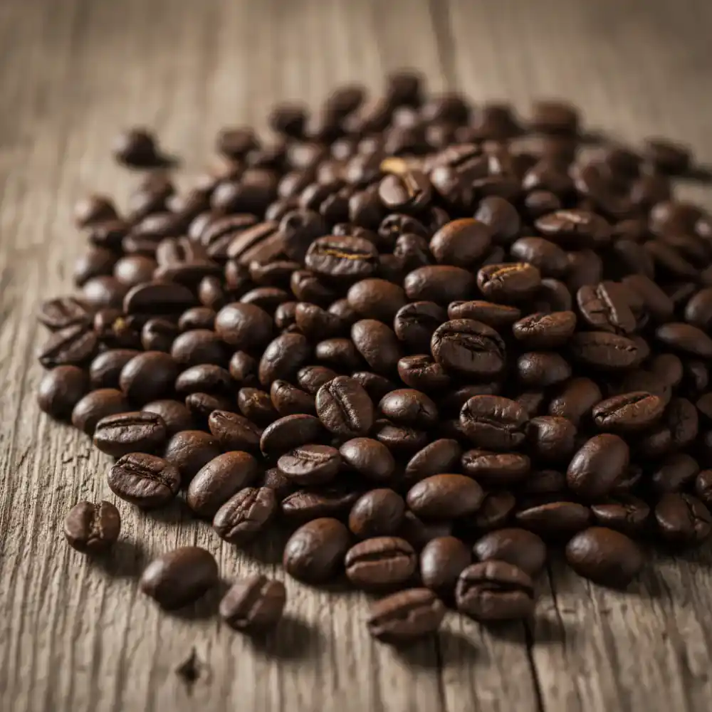Coffee beans texture